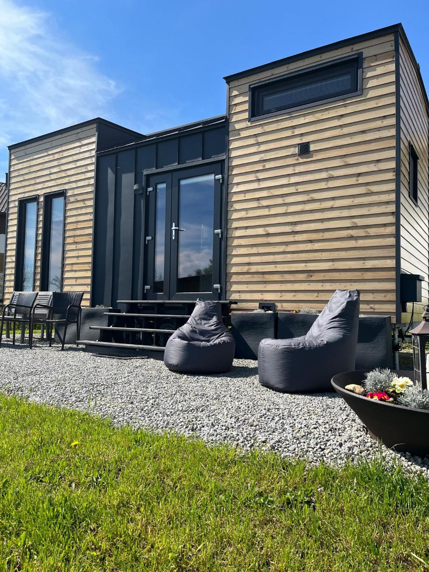 Tinyhouse -Reset Im Vilstal -Zurueck Zum Ursprung Lägenhet Aldersbach Exteriör bild
